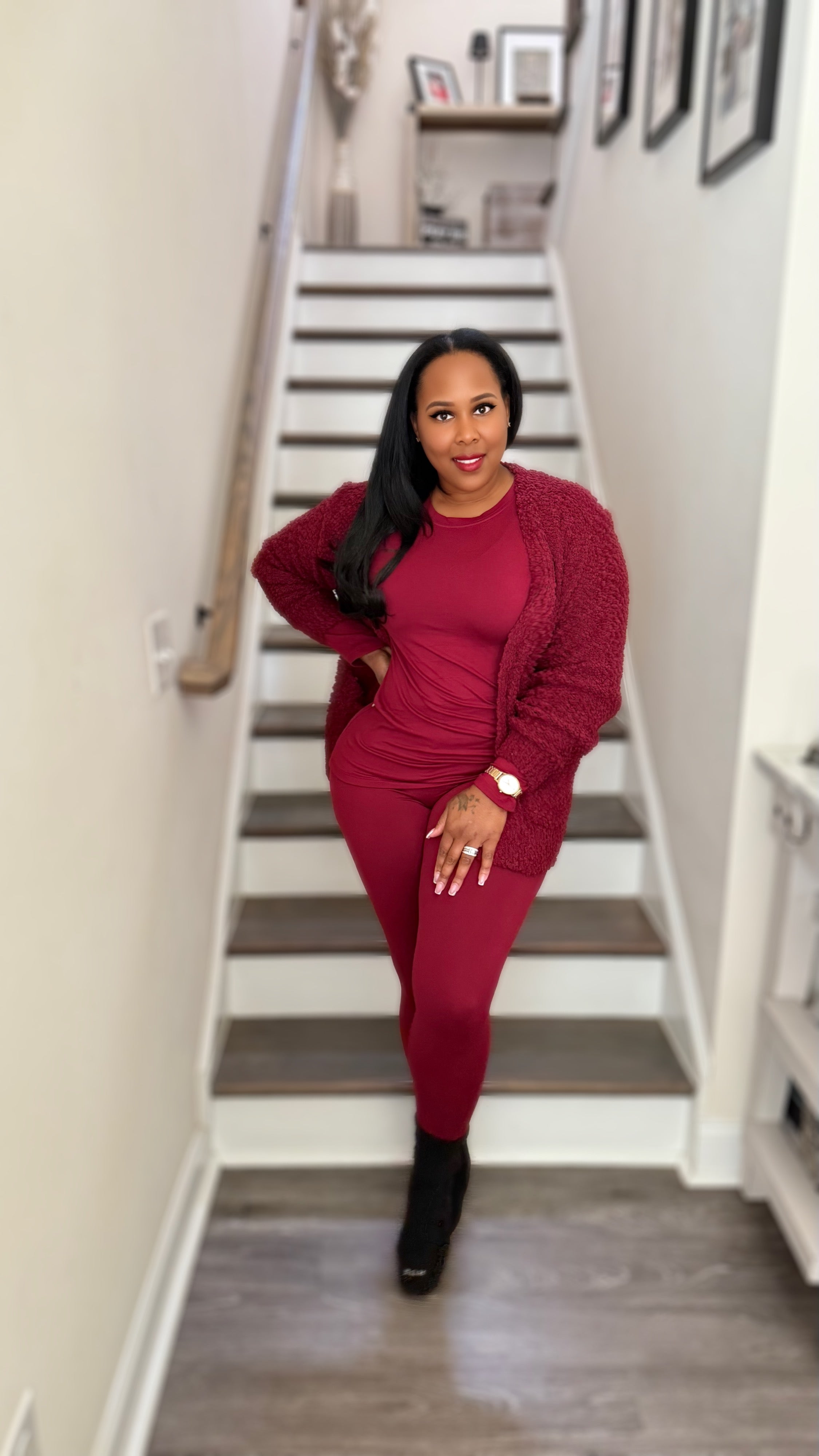 Bougie Comfort 3pc Set- Cabernet