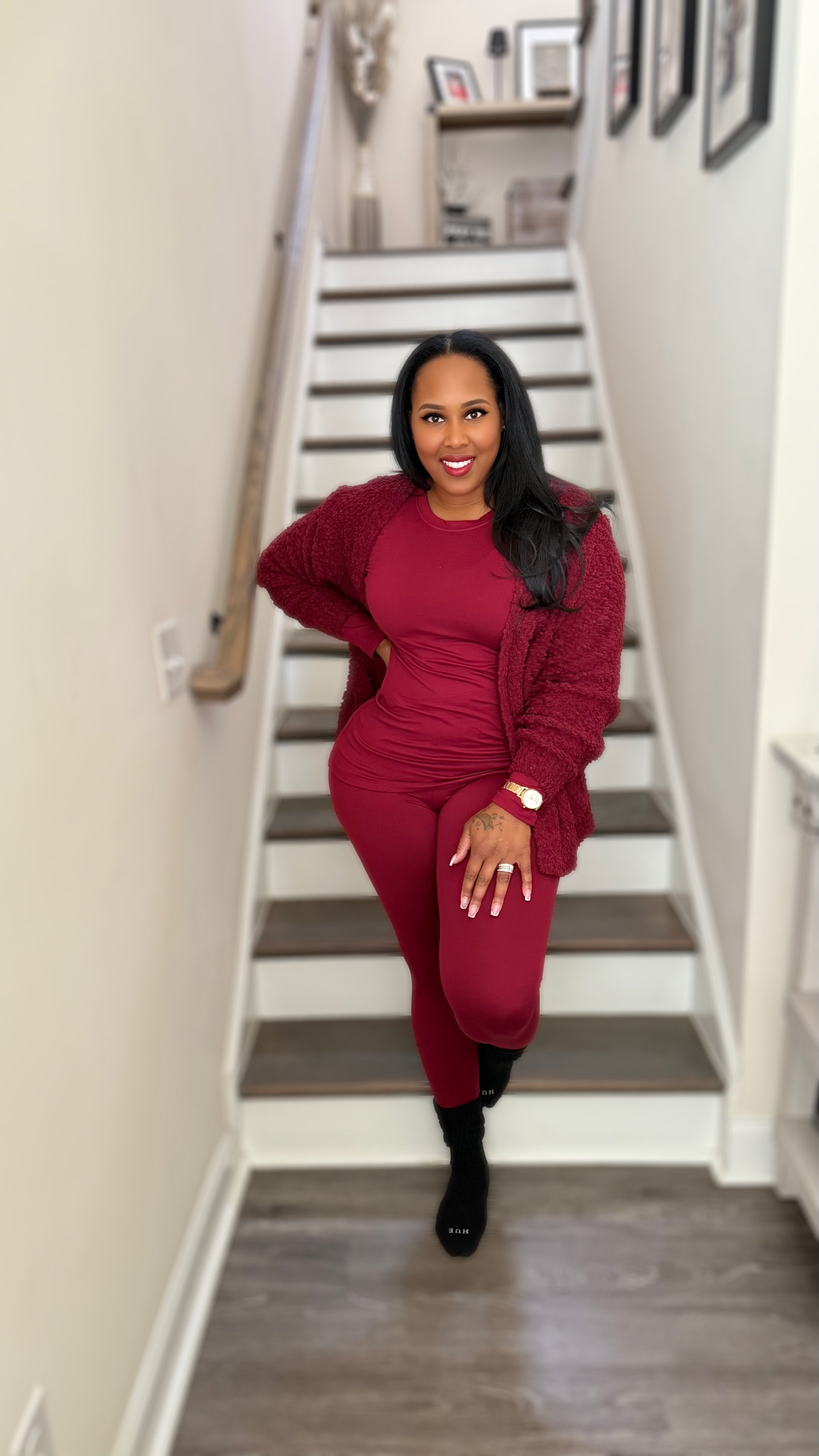 Bougie Comfort 3pc Set- Cabernet