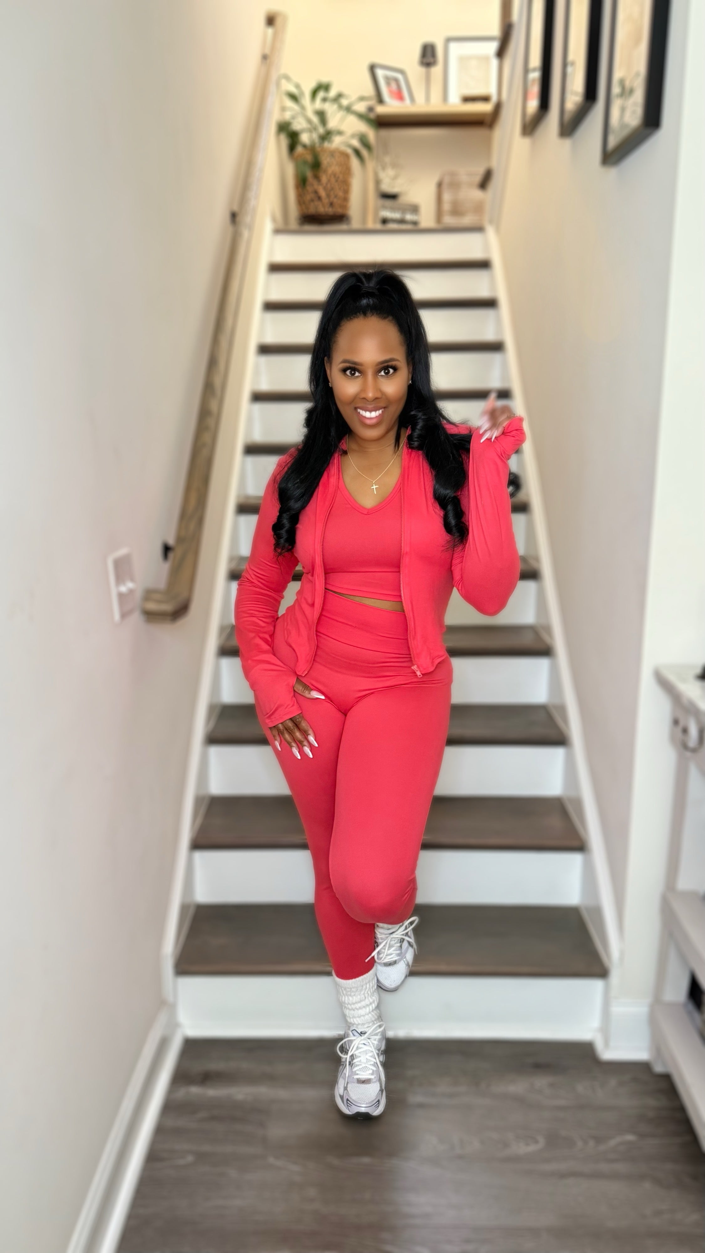 Lulu Please 3pc Set (Coral)