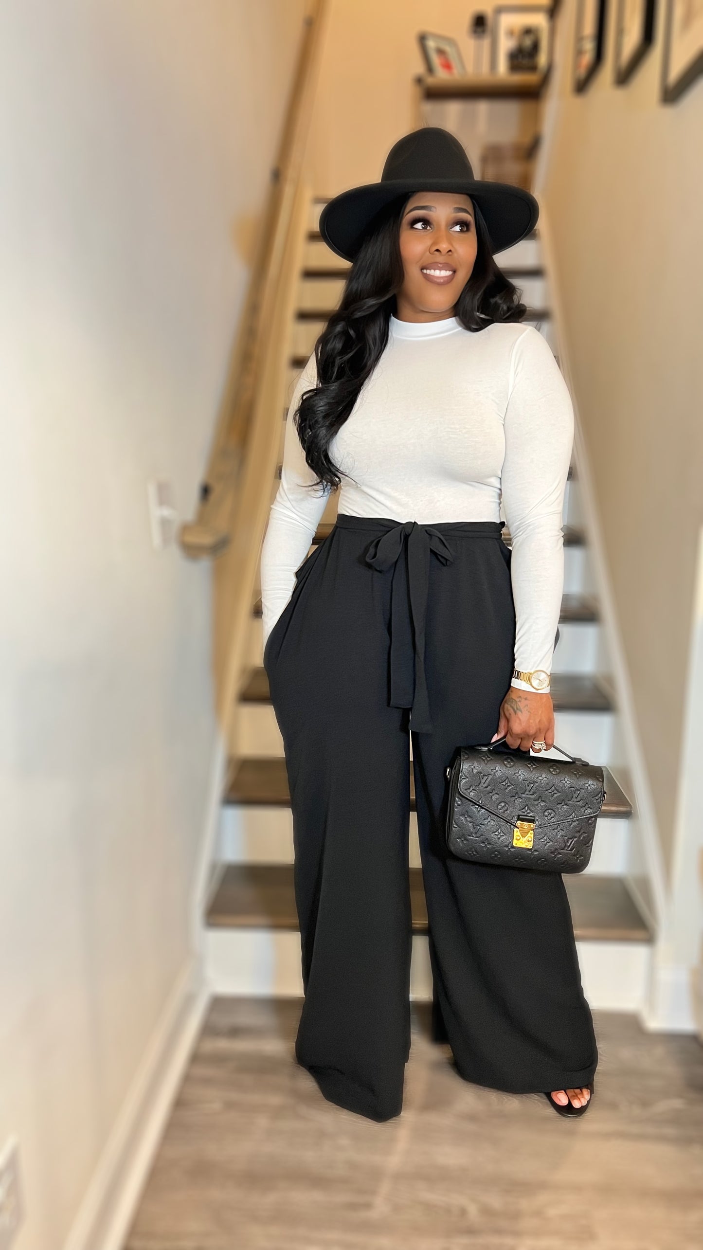 Effortless Chic Overalls - Black